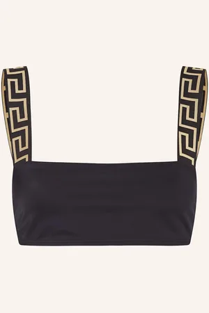 VERSACE Bustier-Bikini-Top schwarz