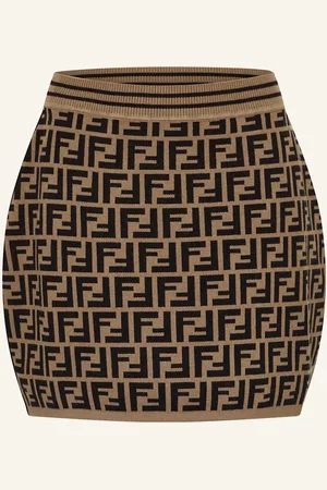 Fendi Strickrock braun
