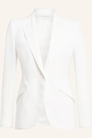 Alexander McQueen Blazer Peak weiss
