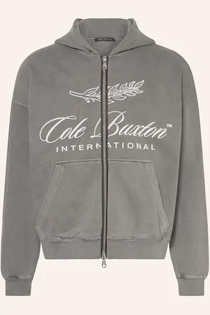 Cole Buxton Sweatjacke International Zipped grau