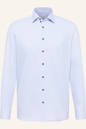 ETERNA Hemd Comfort Fit blau