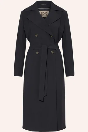 Cinzia Rocca Trenchcoat blau