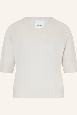 Allude Cashmere-Pullover Mit 3/4-Arm grau