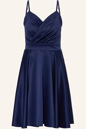 G.O.L. Cocktailkleid Aus Satin blau
