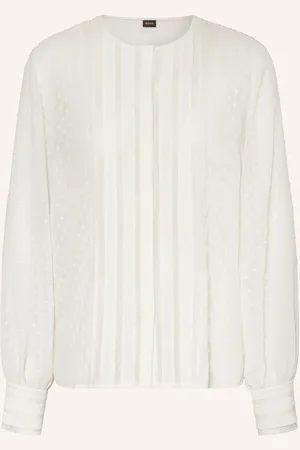 HUGO BOSS Bluse Bhome weiss