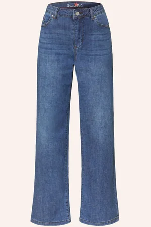 Buena Vista Straight Jeans Mit Schmucksteinen blau