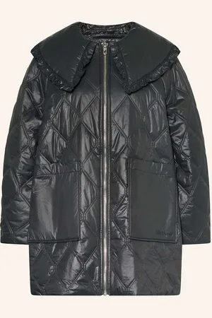 Ganni Steppjacke grau