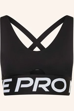 Nike Sport-Bh Pro Indy Plunge schwarz