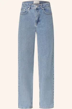 Neo Noir Flared Jeans Simona Mit Schmucksteinen blau