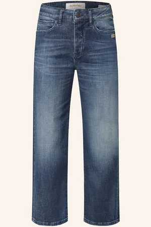 Gang Straight Jeans 94jul Cropped blau