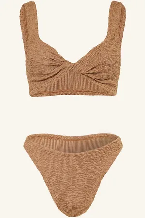 Hunza G Bralette-Bikini Juno braun