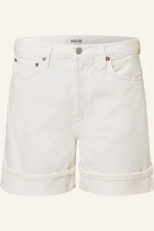 AGOLDE Jeansshorts Dame weiss
