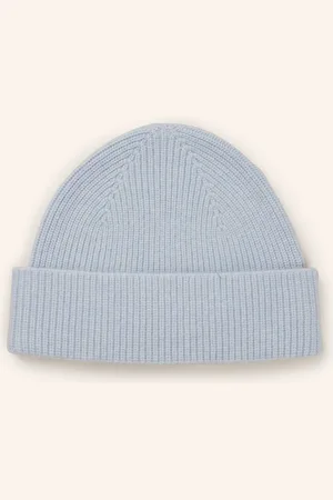 Ermenegildo Zegna Cashmere-Mütze Oasi blau