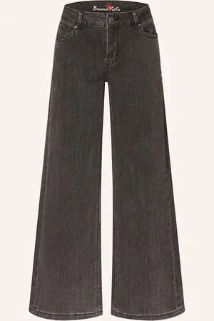 Buena Vista 7/8-Jeans Italy Palazzo grau