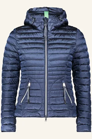 Cartoon Steppjacke blau