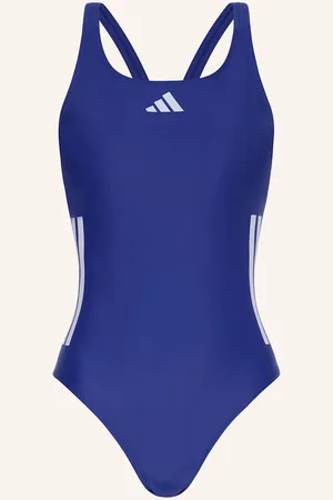 adidas Badeanzug 3-Streifen blau