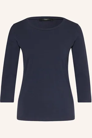 Max Mara Shirt Multia Mit 3/4-Arm blau