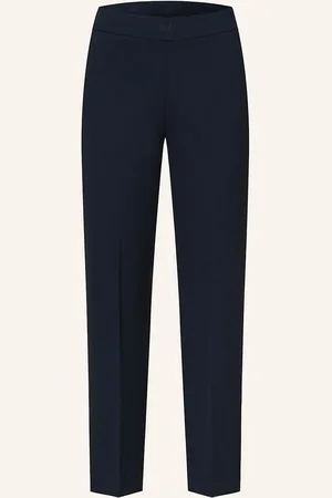 SEM PER LEI Bootcut-Hose Aus Jersey blau
