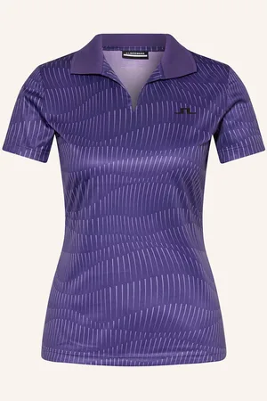 J Lindeberg Funktions-Poloshirt lila