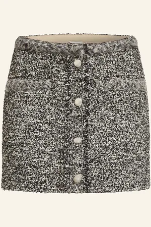 Isabel Marant Bouclé-Rock Mit Glitzergarn schwarz