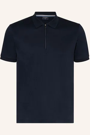 Olymp Jersey-Poloshirt Casual Comfort Fit blau