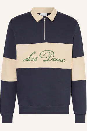 Les Deux Rugbyshirt Cory blau