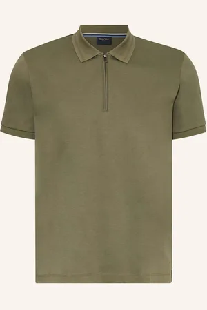 Olymp Jersey-Poloshirt Casual Comfort Fit gruen