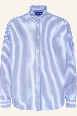Hugo Blue Hemd Ebill Comfort Fit blau