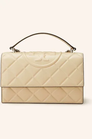 Tory Burch Schultertasche Fleming beige