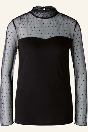 Oui Longsleeve Mit Mesh