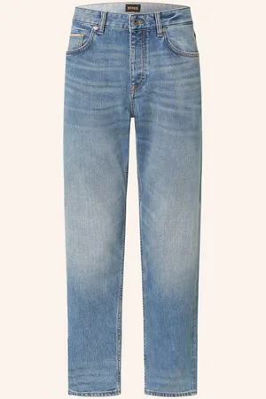 HUGO BOSS Jeans Troy Selvedge Regular Tapered Fit blau