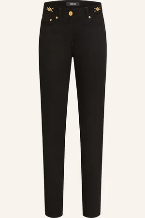 VERSACE Skinny Jeans schwarz