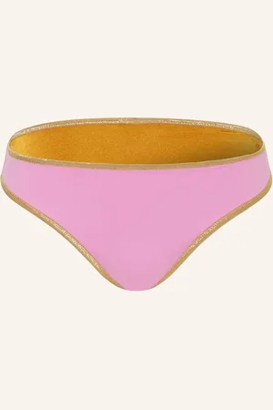 MYMARINI Basic-Bikini-Hose Shine Zum Wenden Mit Uv-Schutz 50+ rosa
