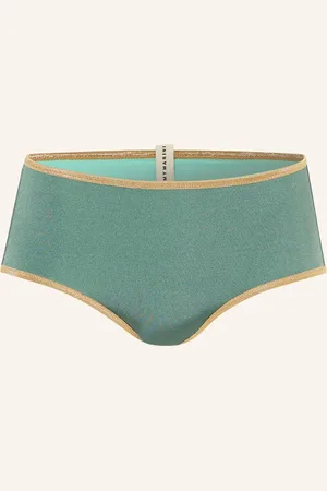 MYMARINI Panty-Bikini-Hose Shine Zum Wenden Mit Uv-Schutz 50+ gruen