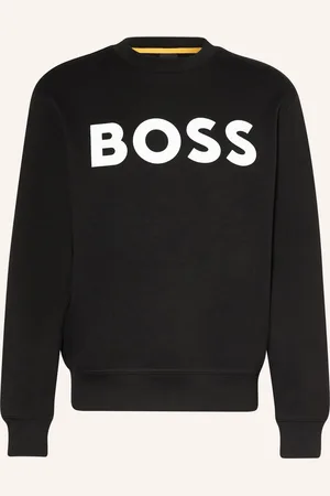 HUGO BOSS Sweatshirt Webasiccrew schwarz