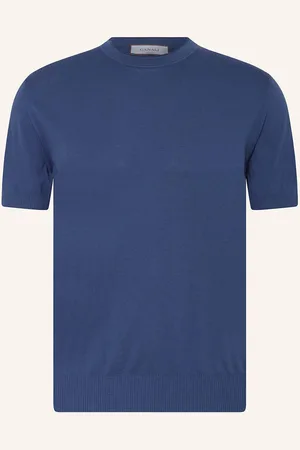 CANALI Strickshirt blau