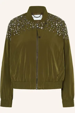 Blonde No.8 Blouson Lex Mit Schmucksteinen gruen
