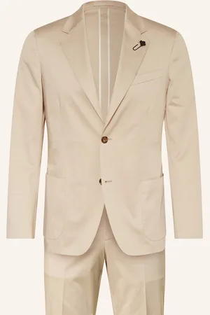 LARDINI Anzug Extra Slim Fit beige
