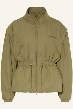 Marant Etoile Jacke Dastyni Mit Abnehmbaren Ärmeln gruen