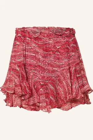 Marant Etoile Shorts Sornel Mit Volants rot