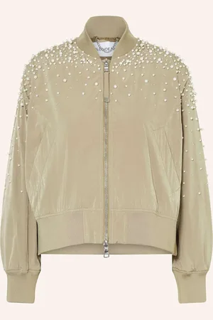 Blonde No.8 Blouson Susan Mit Schmuckperlen gruen