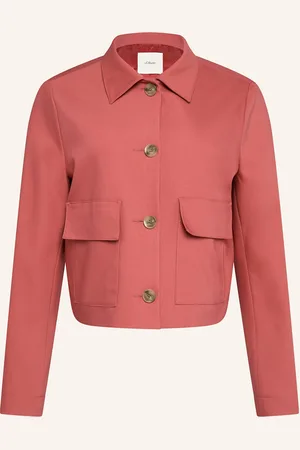 QS by s.Oliver Kastenjacke Aus Satin rosa