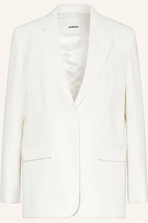 Sandro Blazer Mit Pailletten weiss