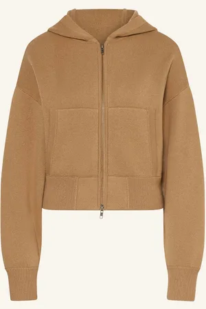 Lisa Yang Strick-Hoodie Lilia Aus Cashmere braun