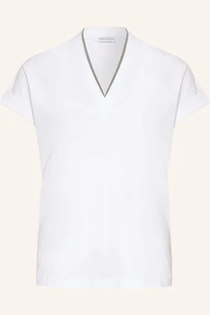 Brunello Cucinelli T-Shirt Mit Schmucksteinbesatz