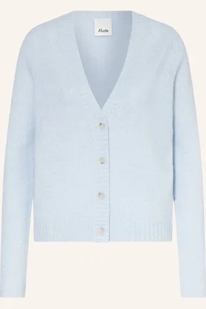 Allude Strickjacke Aus Cashmere blau