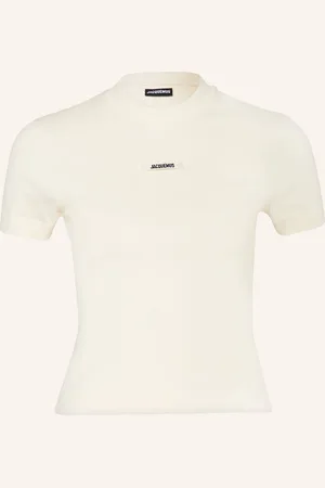 Jacquemus T-Shirt Le Tshirt Gros Grain beige