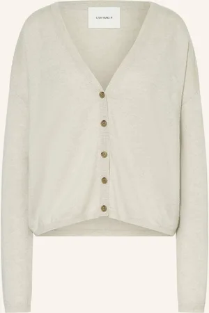 Lisa Yang Strickjacke Abby Aus Cashmere weiss