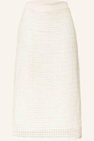 Claudie Pierlot Rock Mit Pailletten weiss