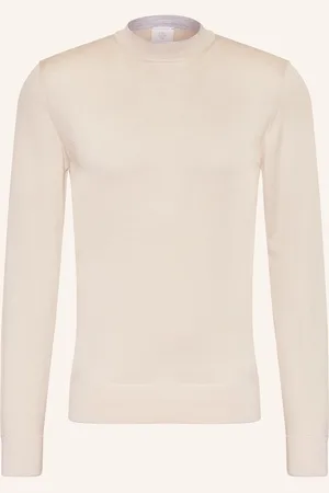 ELEVENTY Pullover Mit Seide beige